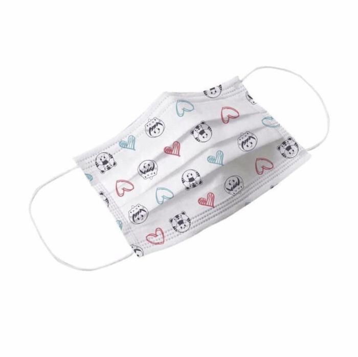 Masker 3 ply untuk anak isi 30/ Masker Pokana anak motif lucu/3 ply