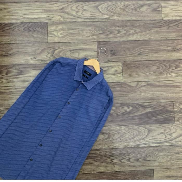 Kemeja HUGO BOSS Branded Retro Long Sleeve