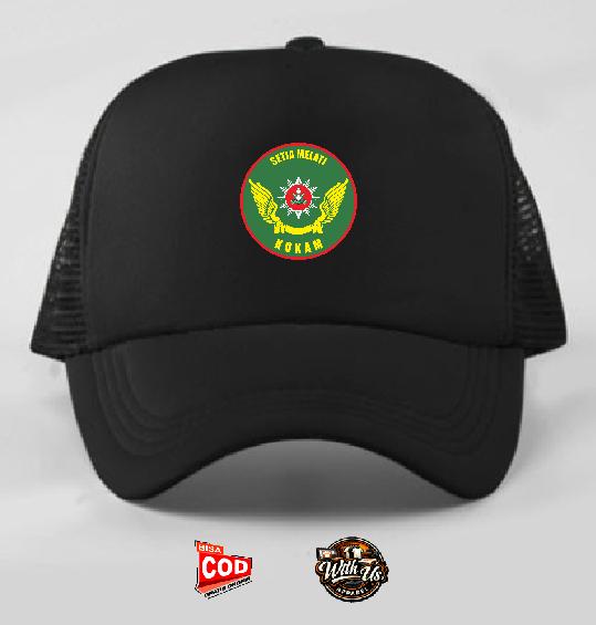 Topi Trucker Hat Islam Muslim Muhammadiyah Kokam Sar Pemuda Muhammadiyah sablon kualitas distro