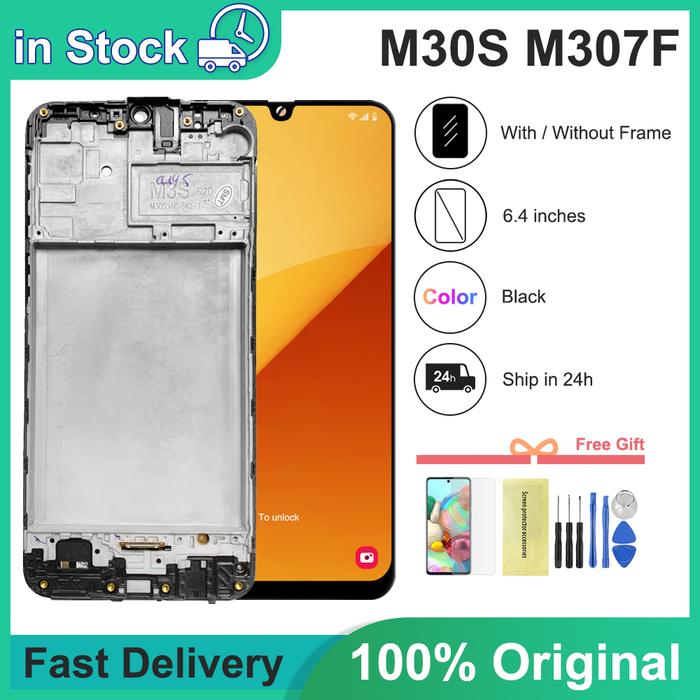 6.4'' Super AMOLED For Samsung Galaxy M30S LCD Screen Display Touch
