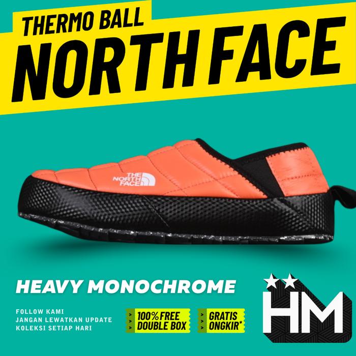 The North Face Thermoball Traction Mule Orange NF0A3UZN-414 Insulated Slip On (Size 36-45)