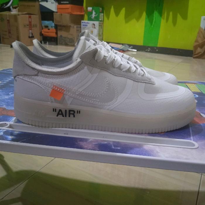 sepatu second kasual Nike AF 1 Collab off white size 43