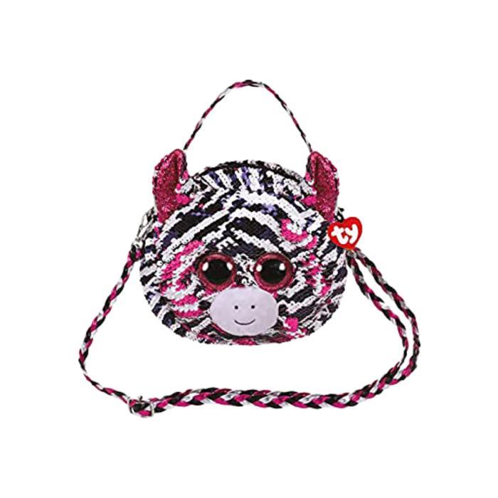 TY FASHION SEQUINS SHOULDER BAG - ZOEY ZEBRA