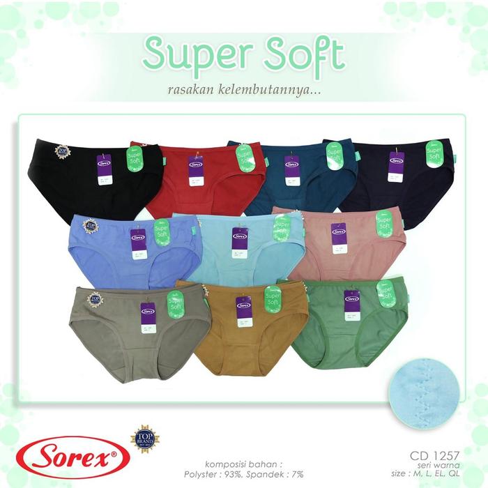 3-6PCS CD WANITA SOREX 1239 CD SOREX 1239
