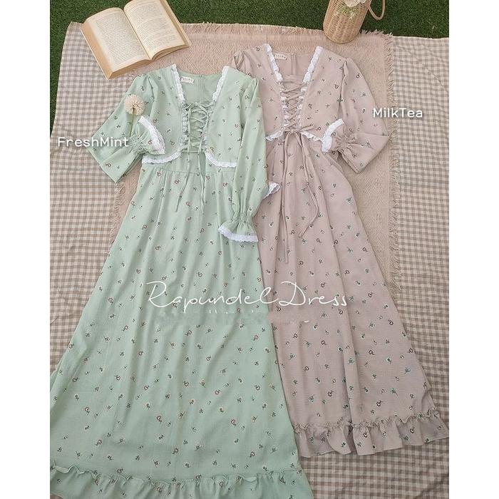 RAPUNDEL DRESS VINTAGE FLOWERS