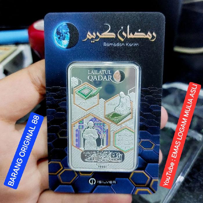 TOKO EMAS PERAK LOGAM MULIA BUKA 24 JAM JAKARTA PERAK 50 GRAM MURNI ASLI ORIGINAL EDISI KHUSUS ISLAM