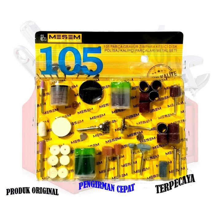 ACCESORIES MESIN TUNER MINI GRINDER GERINDA SET 105 PCS MATA TUNER SET