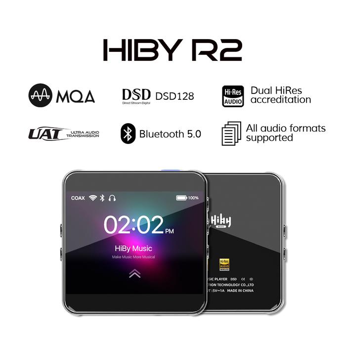 HiBy R2 Network Streaming MP3 Music Player USB DAC Digital Audio HiFi