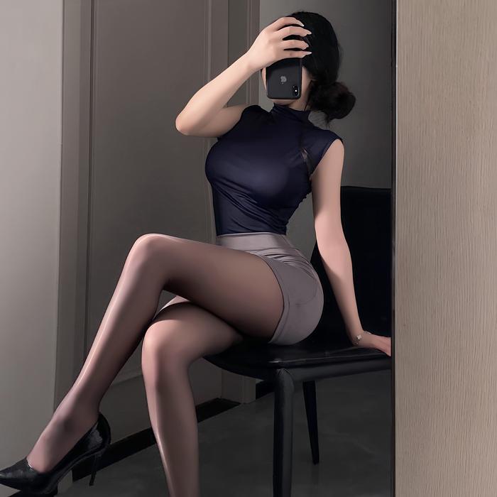 y Office Lady Cosplay Costumes Erotic Lingerie Hip Wrap Skirt Women's Secretary Roleplay Uniform Tem