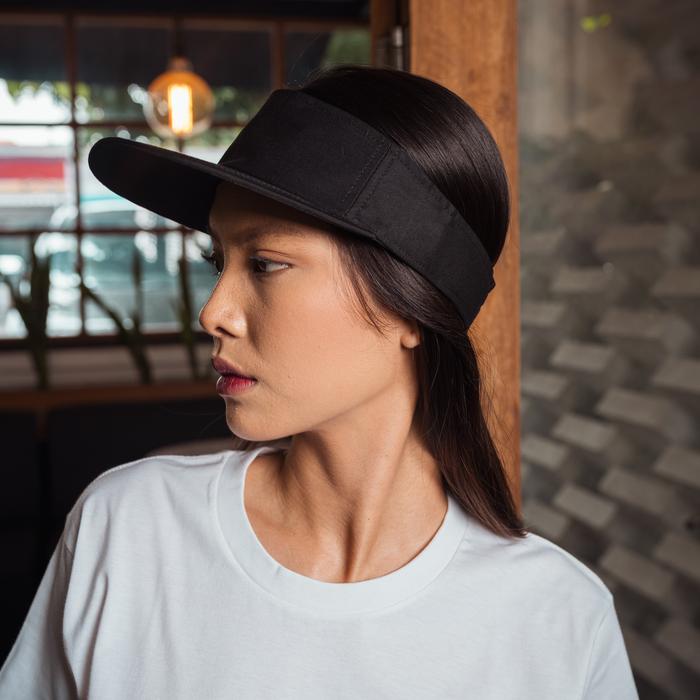 Risum Visor Hat / Topi Visor / Topi Visor Hitam