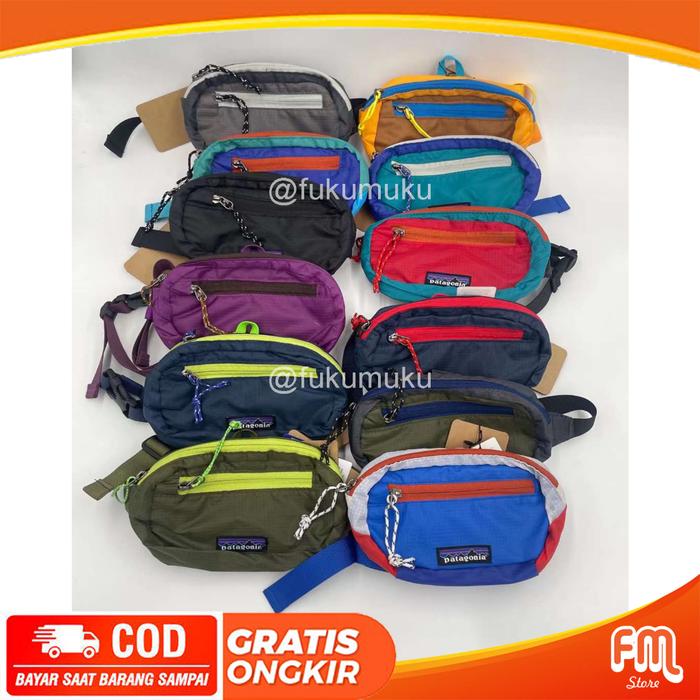Tas Hippack PATAGONIA Mini 1L Waist Bag Outdoor / Selempang Mini ULTRALIGHT PTG Outdoor