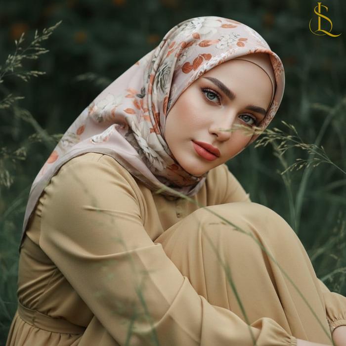 Luissa Paisley Pure Comfort Hijab Segi Empat 120cm LUS120PC133