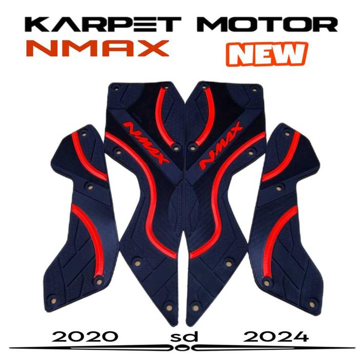 READY STOCK Nmax Karpet Motor Nmax new 2020 -2024 Pijakan Kaki Nmax Alas Kaki Nmax