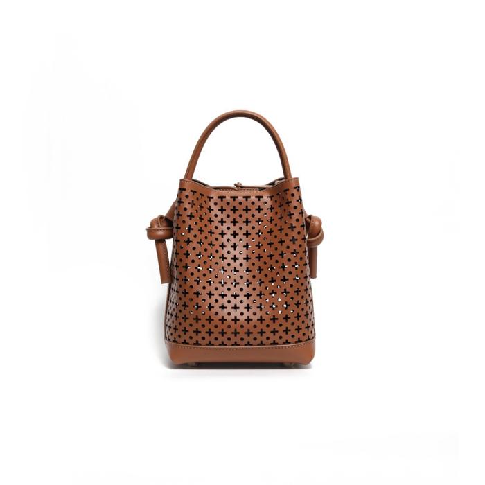 ELLA & GLO Ellen Bag Leather Bag - Tas Kulit Wanita Laser Cut Grafik Pattern