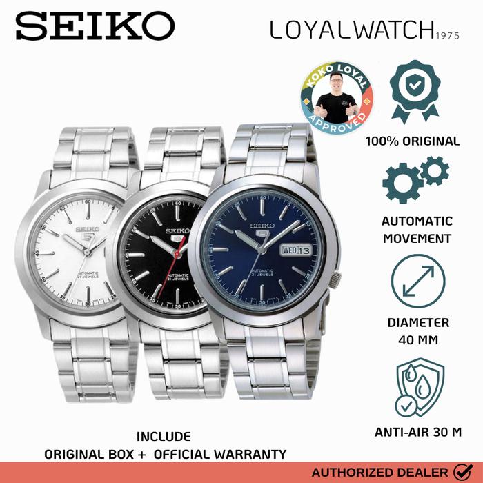 Jam Tangan Seiko 5 Automatic Pria SNKE49K1 SNKE53K1 SNKE51K1 Analog Stainless Steel Original Garansi