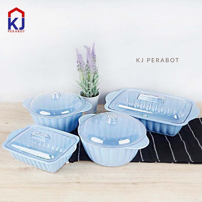 READY KJ Perabot - SEIV Mangkok Melamin + Tutup SMC