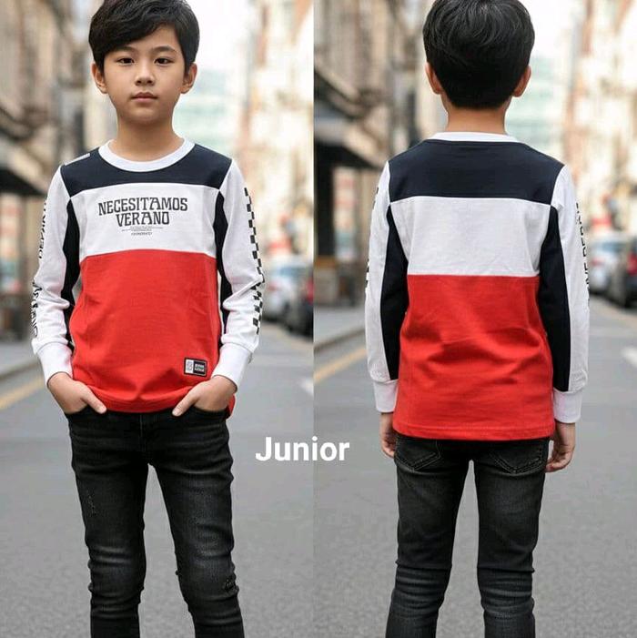 KAOS OBLONG ANAK PROVIDER/ KAOS PENDEK/ ANAK JERSEY/ ATASAN ANAK LAKI-LAKI DARI PROVIDER