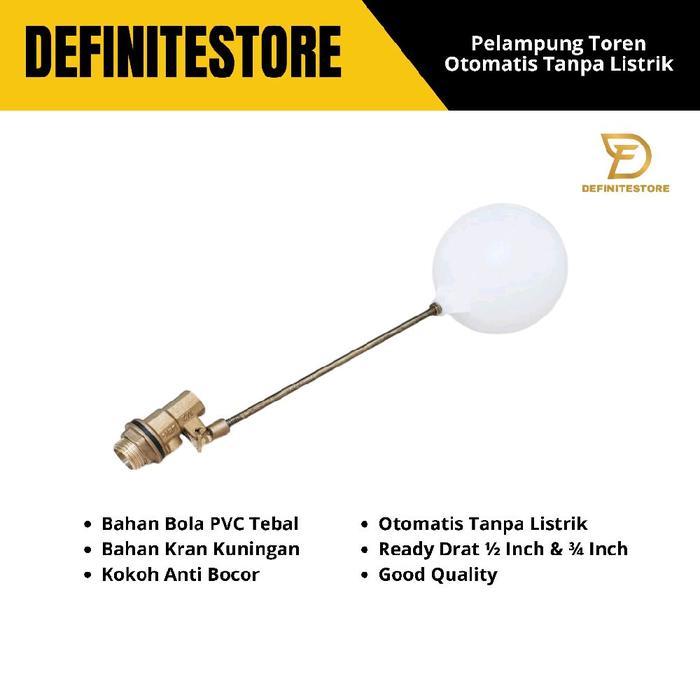 ORIGINAL Pelampung Tn Pelampung Toren Pelampung Otomatis Pelampung Tiang Kuningan Pelampung Bola Oto