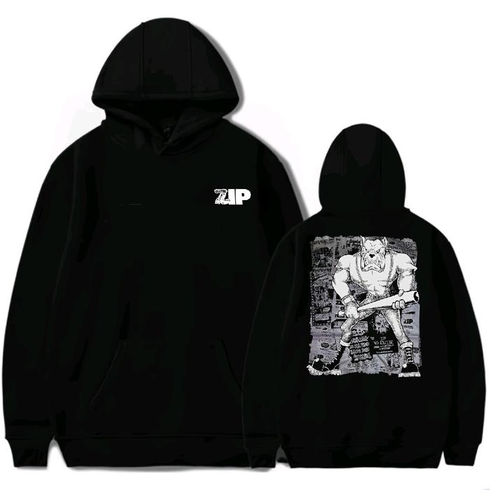 Hoodie zip band Hardcore pop punk v- Hoodie/sweater/Hoodie katun/Hoodie hitam