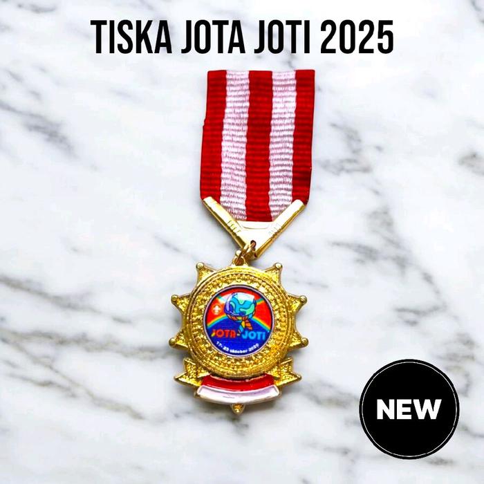 Tiska jota joti 2025 bahan logam pin pramuka Clips