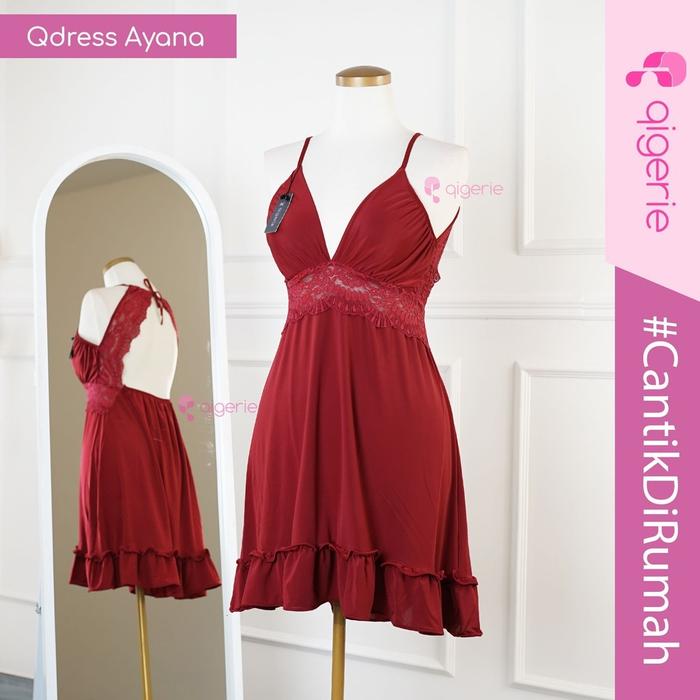 Lingerie Wanita Daster Tidur Elegan AYANA QIGERIE Model Kekinian
