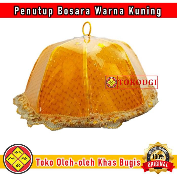 Tutup Bosara Bugis Makassar Warna Kuning