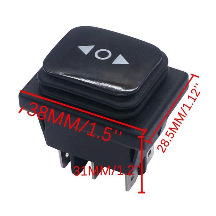Momentary Polarity Reverse Switch Waterproof Control Motor Actuator 6 Pin 3 Position Rocker Toggle S