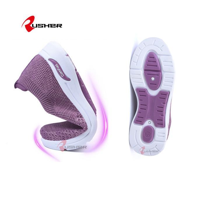 Slip On Sneakers Rajut Tanpa Tali Zenblossom Rusher Comfort