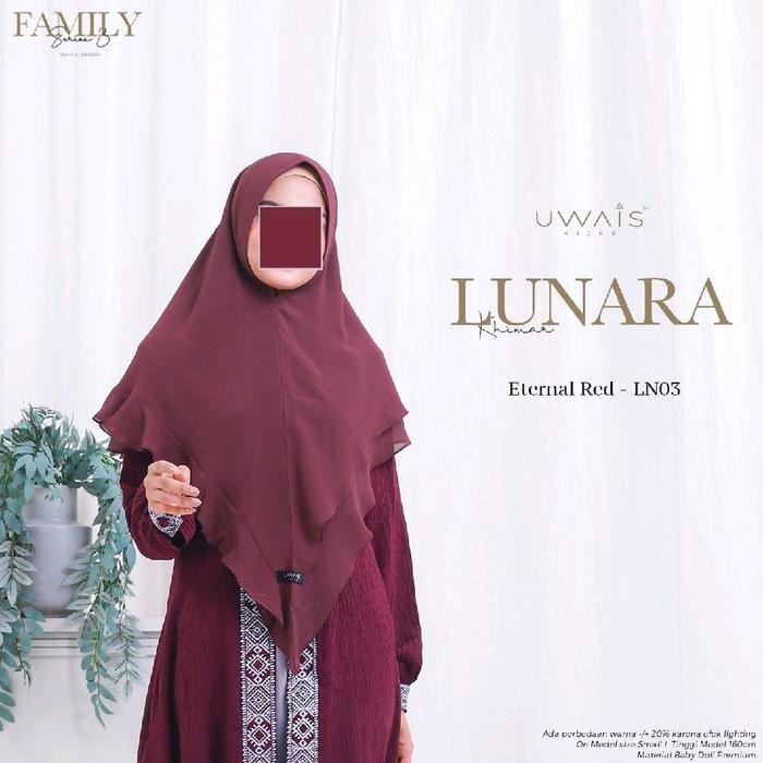 Lunara Khimar - Lunara Khimar mom dan kids - Khimar cerruty by Uwais//