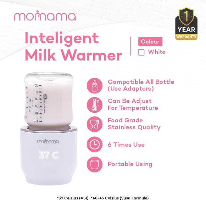 ® Intelligent Milk Warmer White| Portable Warmer | Pemanas/Penghangat Susu Asi -Indomulya Shop