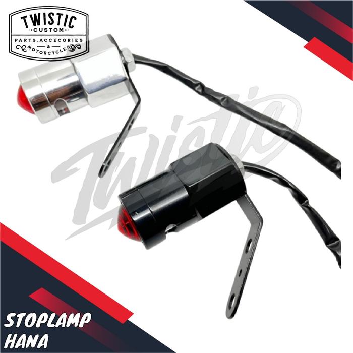 Stoplamp Lampu Rem Hana Motor W175 W250 Custom Bobber Universal