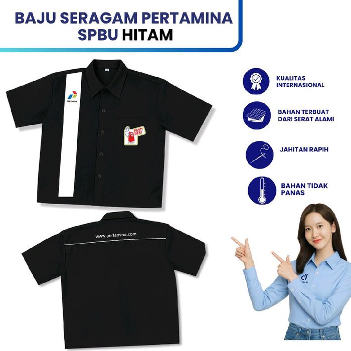 BAJU OPERATOR SPBU PERTAMINA I SERAGAM OPERATOR SPBU PERTAMINA