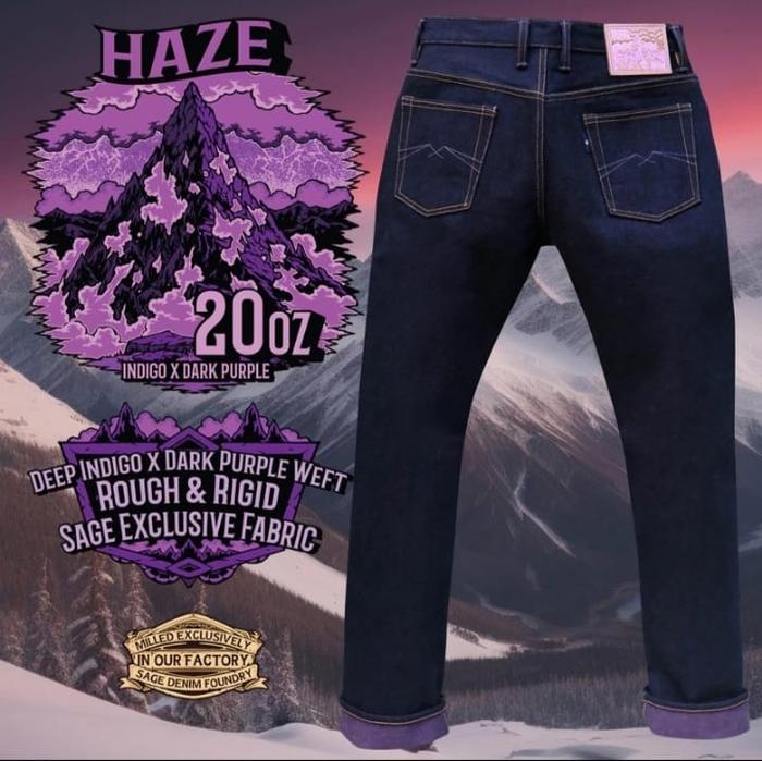 CELANA SAGE DENIM PROMO TERBARU HAZE 20oz Jeans