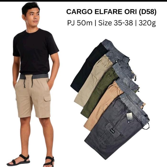 20 PCS (SEKODI) GLOSIR PAKET USAHA CELANA CHINOS CARGO PENDEK DEWASA  warna sudah random