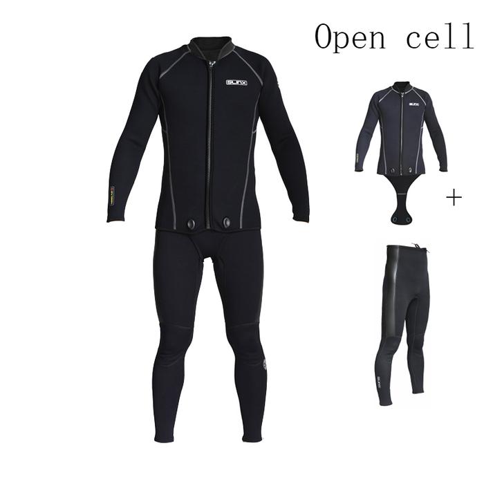 Slinx Wetsuit 3Mm/2Mm Terbaik Spearfishing Scuba Gratis Menyelam