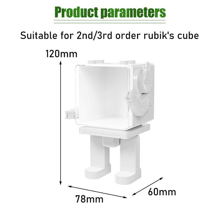 Cube Puzzle 3x3 Magnetic Robot Pajangan Action Figure