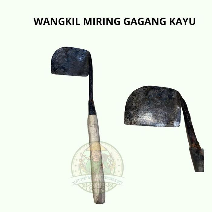 Wangkil Miring Gagang Kayu