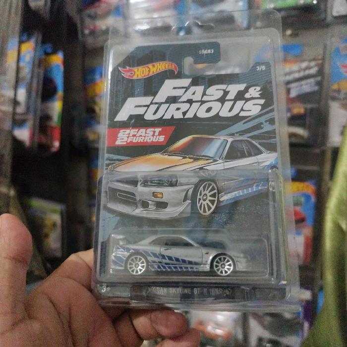 HOTWHEELS FAST & FURIOUS NISSAN SKYLINE GT-R R34
