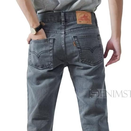 Celana Jeans LEA 606 Original Pria Standar Bahan Tidak Melar Long Pants