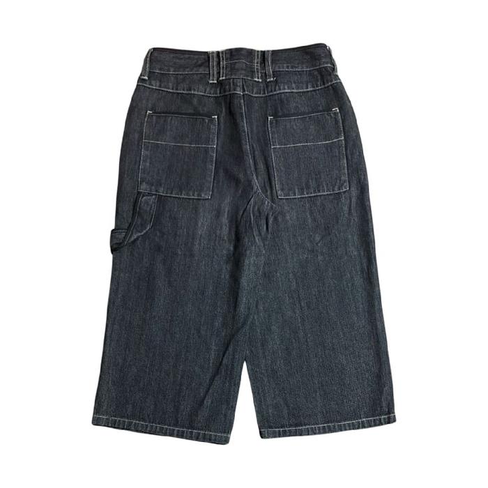 Celana Pendek Shortpants Jeans Jorts Carpenter Dark Grey Washed Original Second Preloved #CP66