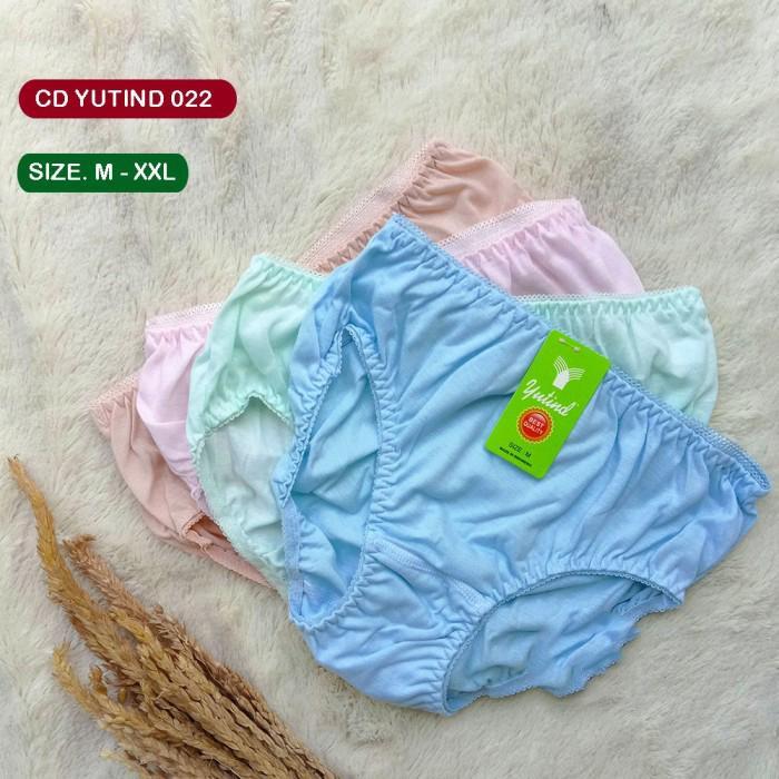 3 Pcs Celana Dalam Yutind 022 - CD Wanita - Karet Pinggang Zigzag