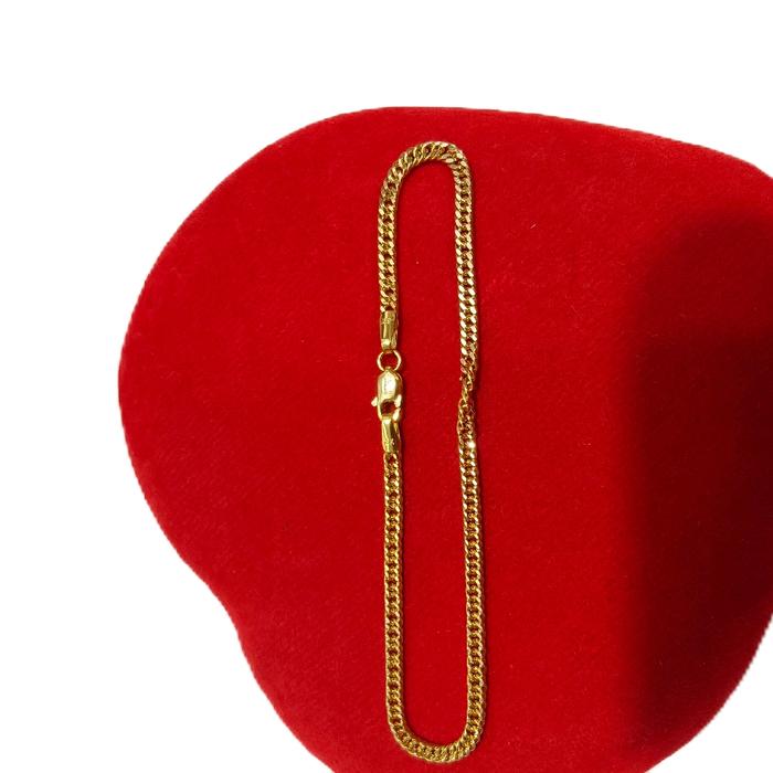 Gelang Rantai Model Holo Gepeng 8k