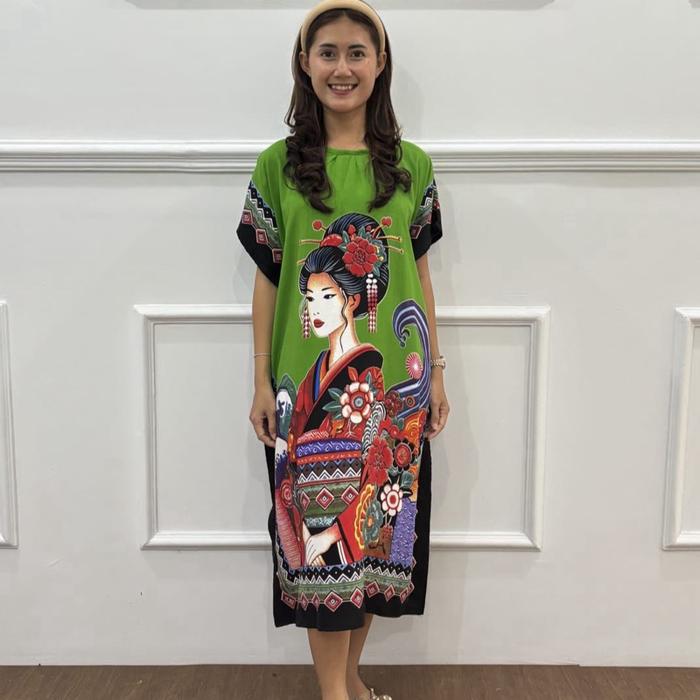 Daster kalong motif geisha