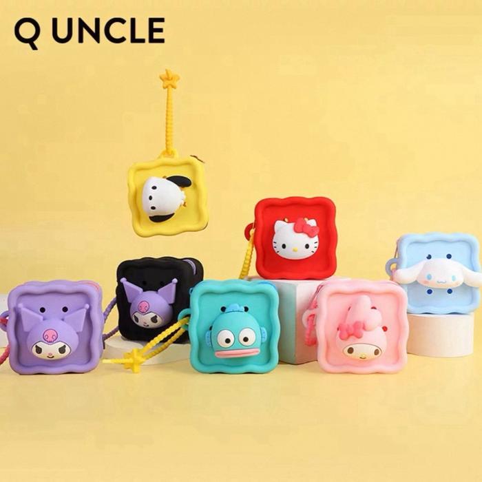 Dompet silikon koin silicone coin purse earphone earpod mini lucu cute sanrio my melody kuromi pocha