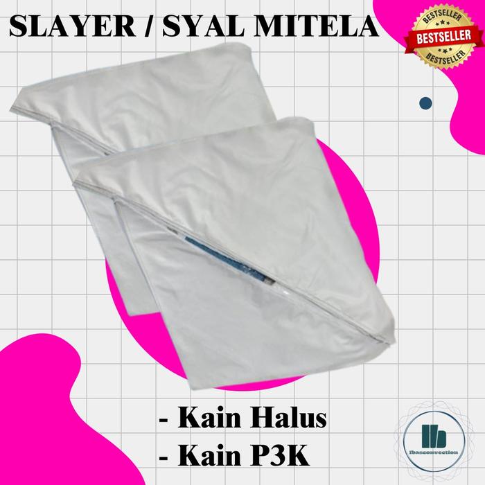 SLAYER SYAL MITELA, KAIN MITELA, KAIN P3K SEGITIGA, KAIN PERTOLONGAN PERTAMA PMI PMR