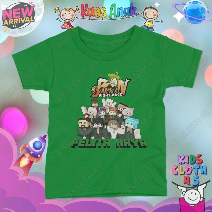 Kaos Anak Tshirt Anak Pakaian Anak Laki-laki & Perempuan Bakwan Fight Back Pelita Raya