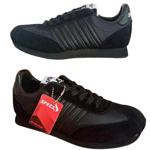 Sepatu Sekolah Specs 104 Hitam, Untuk Pria/Wanita Original Size 36-44 BISA COD