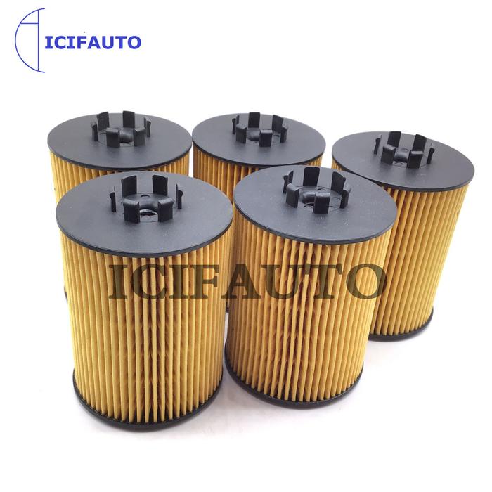 5X Engine Oil Filter For BMW 545i 645ci 745i 745Li X5 V8 4.4L