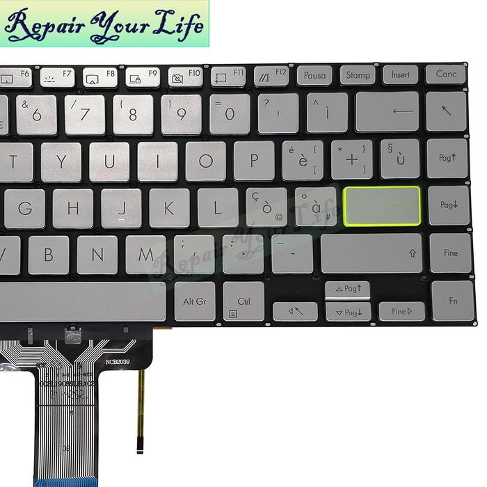 UK Italy Backlit Keyboard For Asus VivoBook TM420 TM420UA TM420IA