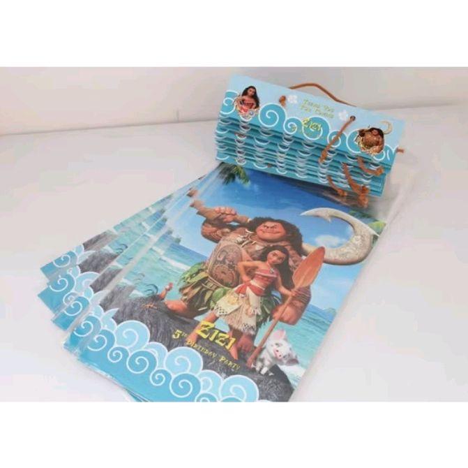 plastik snack moana / pastik snack ultah + tentengan